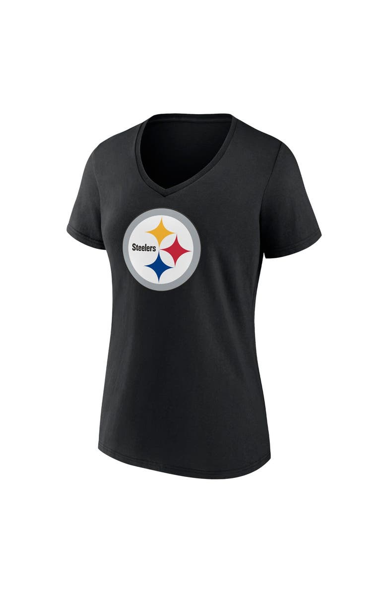 FANATICS Women's Fanatics Branded Black Pittsburgh Steelers Mother's Day V-Neck T-Shirt, Alternate, color, 