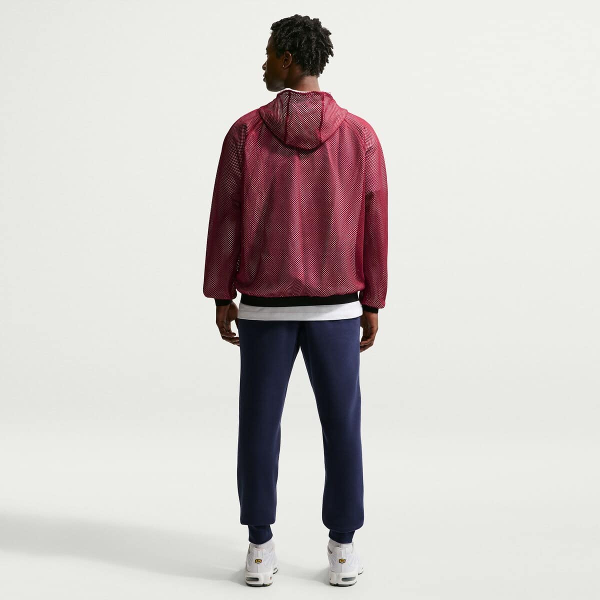 Men's Nike Red USMNT 2026 Anthem MeshDri-FIT Full-Zip Hooded Jacket - image 2