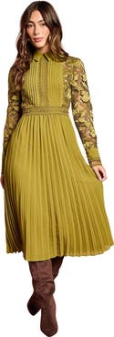 Coast Long Sleeve Midi Shirt Dress