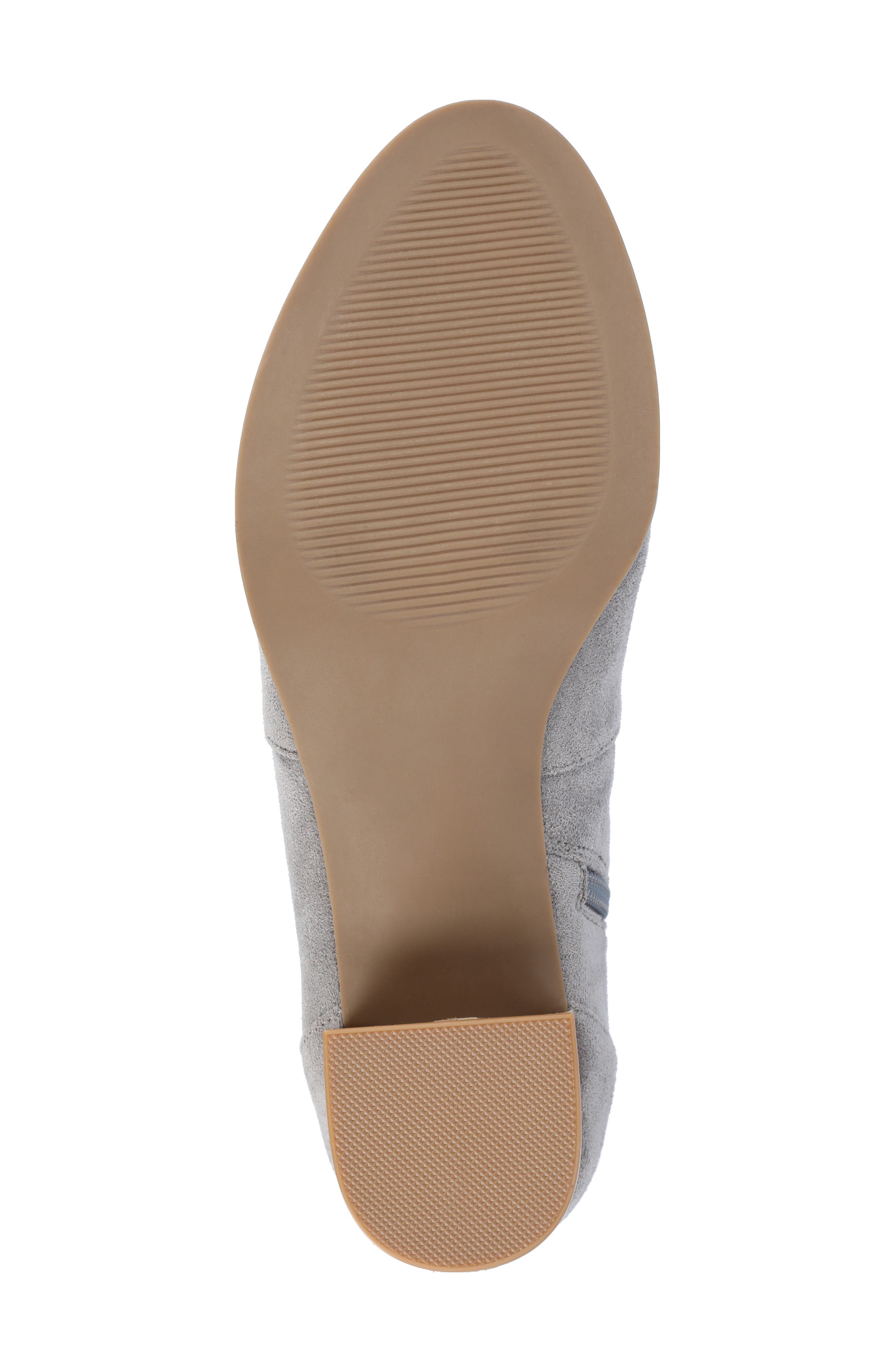Journee Collection Hayven Block Heel Bootie, Alternate, color, Grey