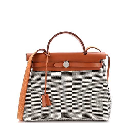 Herbag Zip Criss Viking Toile and Leather 31