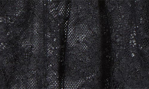 Free People Gia Lace Tanga Thong In Black