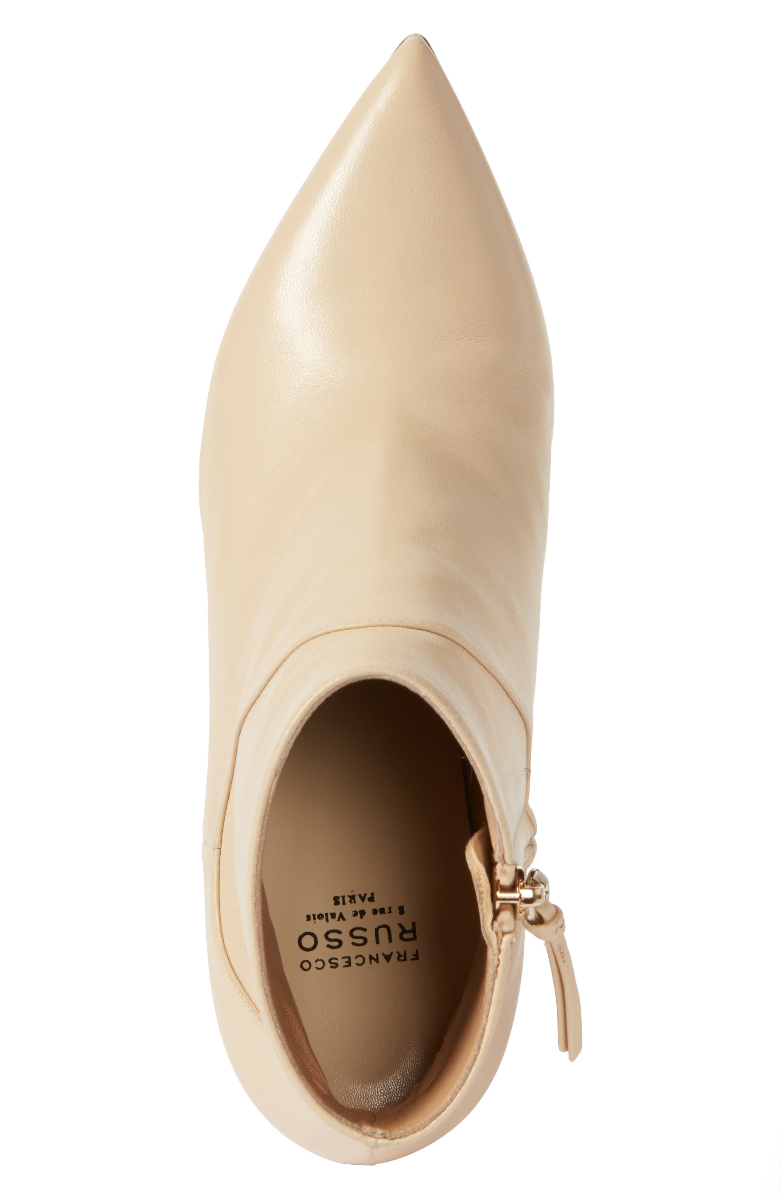 Francesco Russo Pointy Toe Bootie, Alternate, color, 