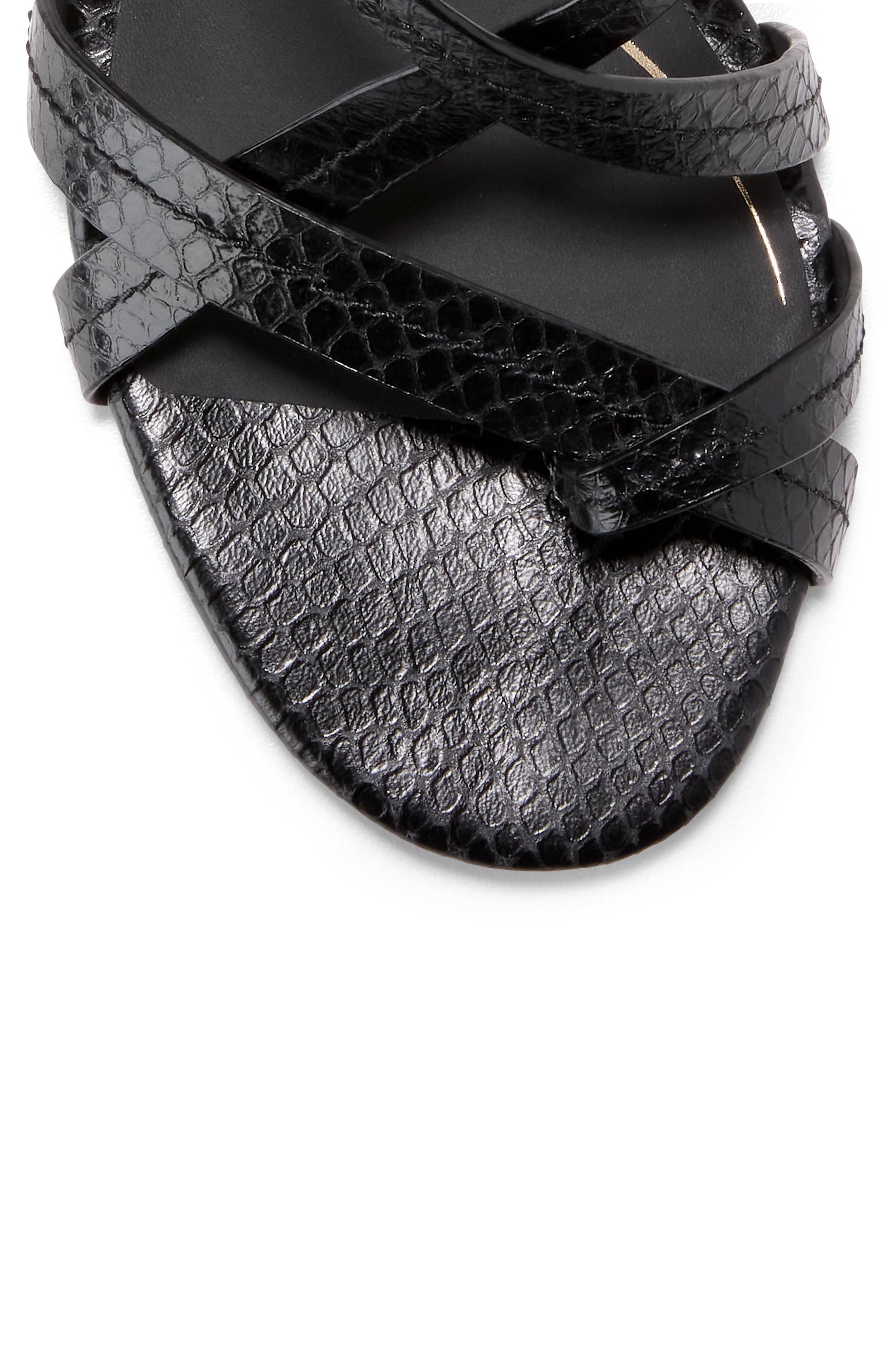 Cole Haan Dillion Slingback Sandal, Alternate, color, Black Glossy Snake Print