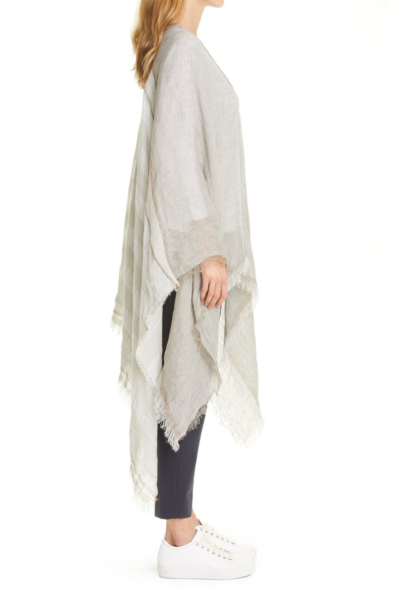 Stripe Shawl, Alternate, color, BEIGE