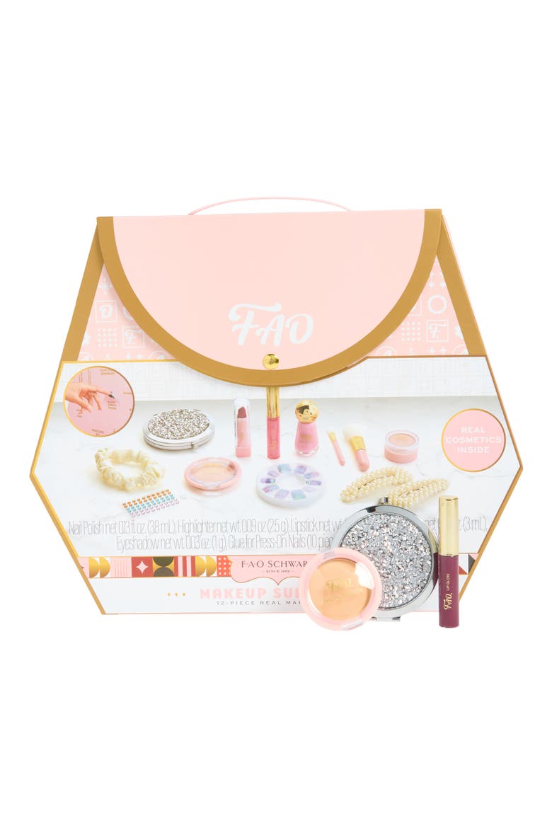 12-Piece Makeup Surprise Kit Toy, Main, color, LIGHT/ PASTEL PINK