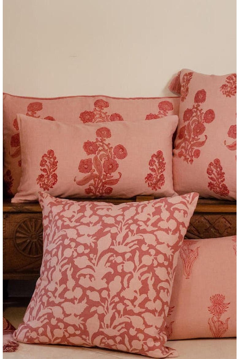 Sharmili Decorative Pillow Cover, Alternate, color, Coral on Sand