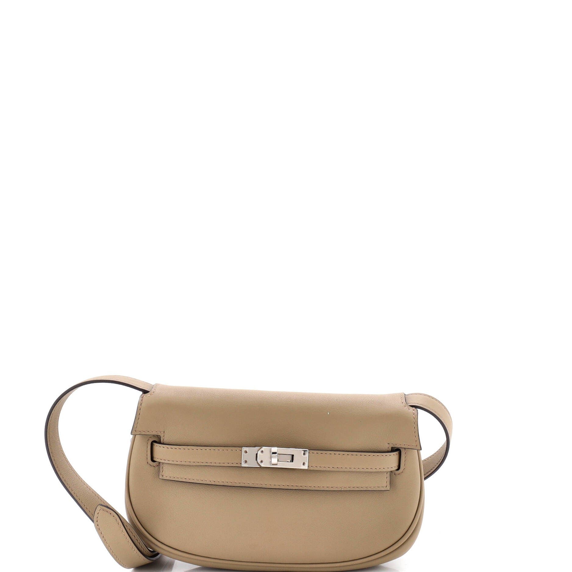 Pre-Owned Hermes Kelly Moove Bag Swift, Main, color, Beige Marfa