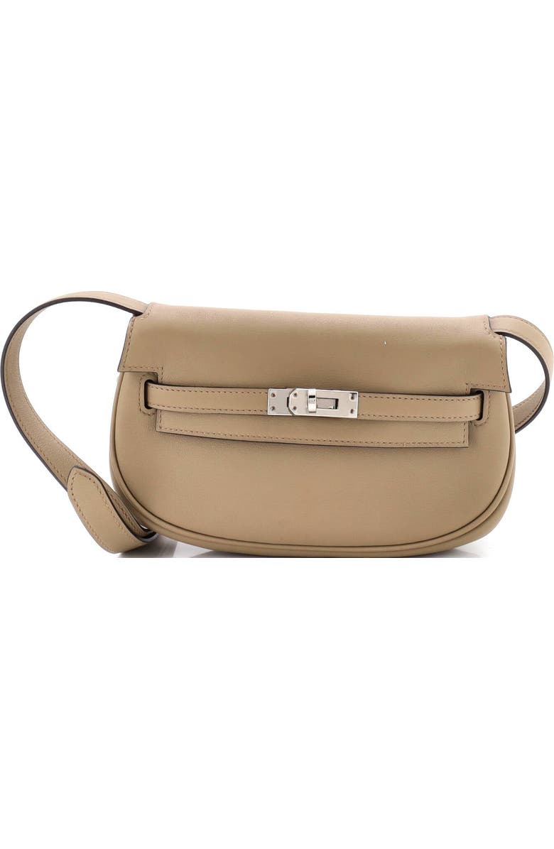 Pre-Owned Hermes Kelly Moove Bag Swift, Main, color, Beige Marfa
