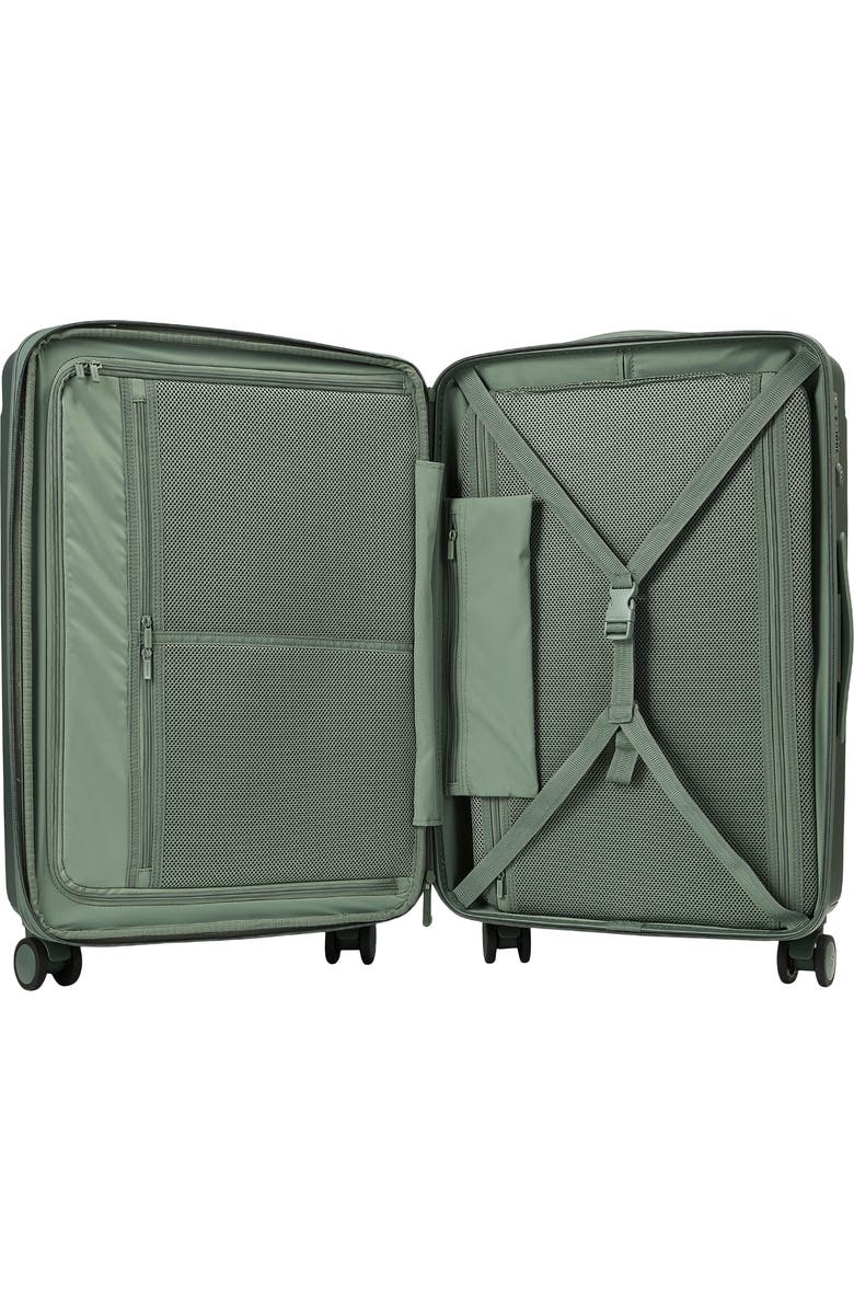Hedgren Nostos Matte Medium Spinner Suitcase, Alternate, color, Pine