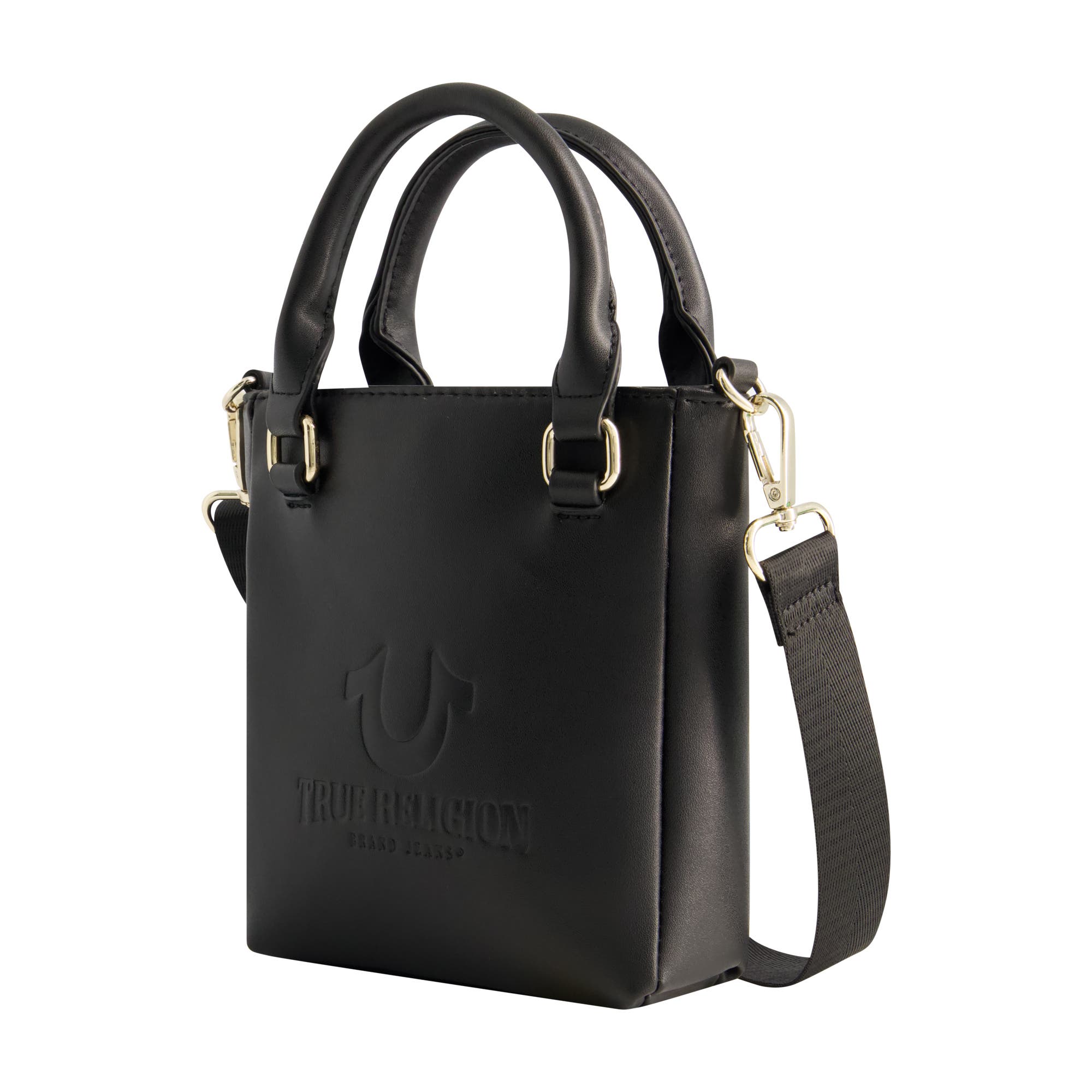 True Religion Mini Love Tote, Alternate, color, Black