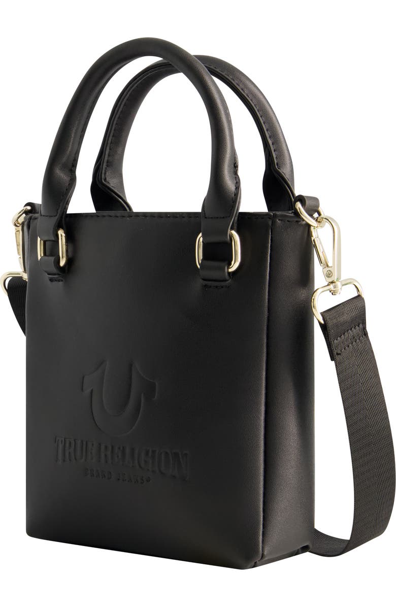 True Religion Mini Love Tote, Alternate, color, Black