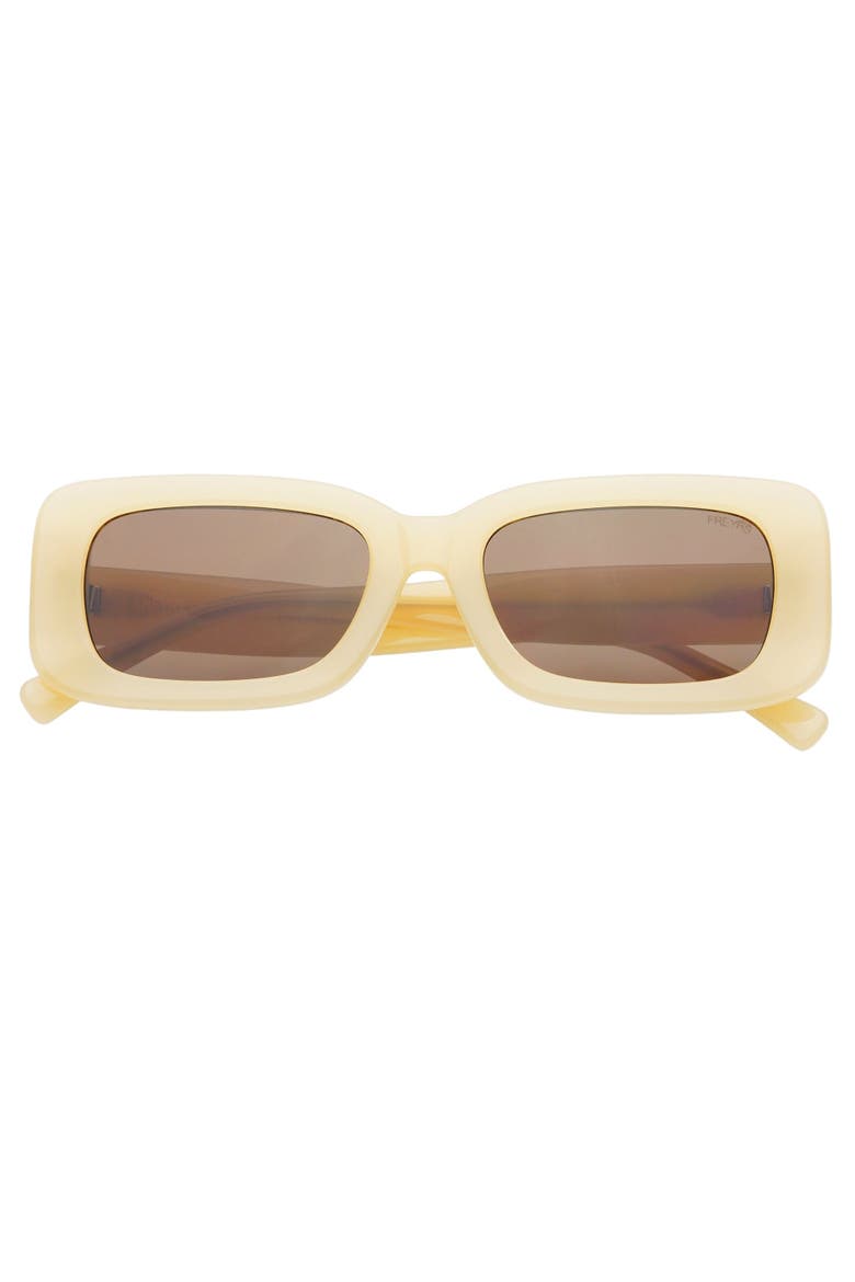 Noa Rectangular Sunglasses, Main, color, Tan