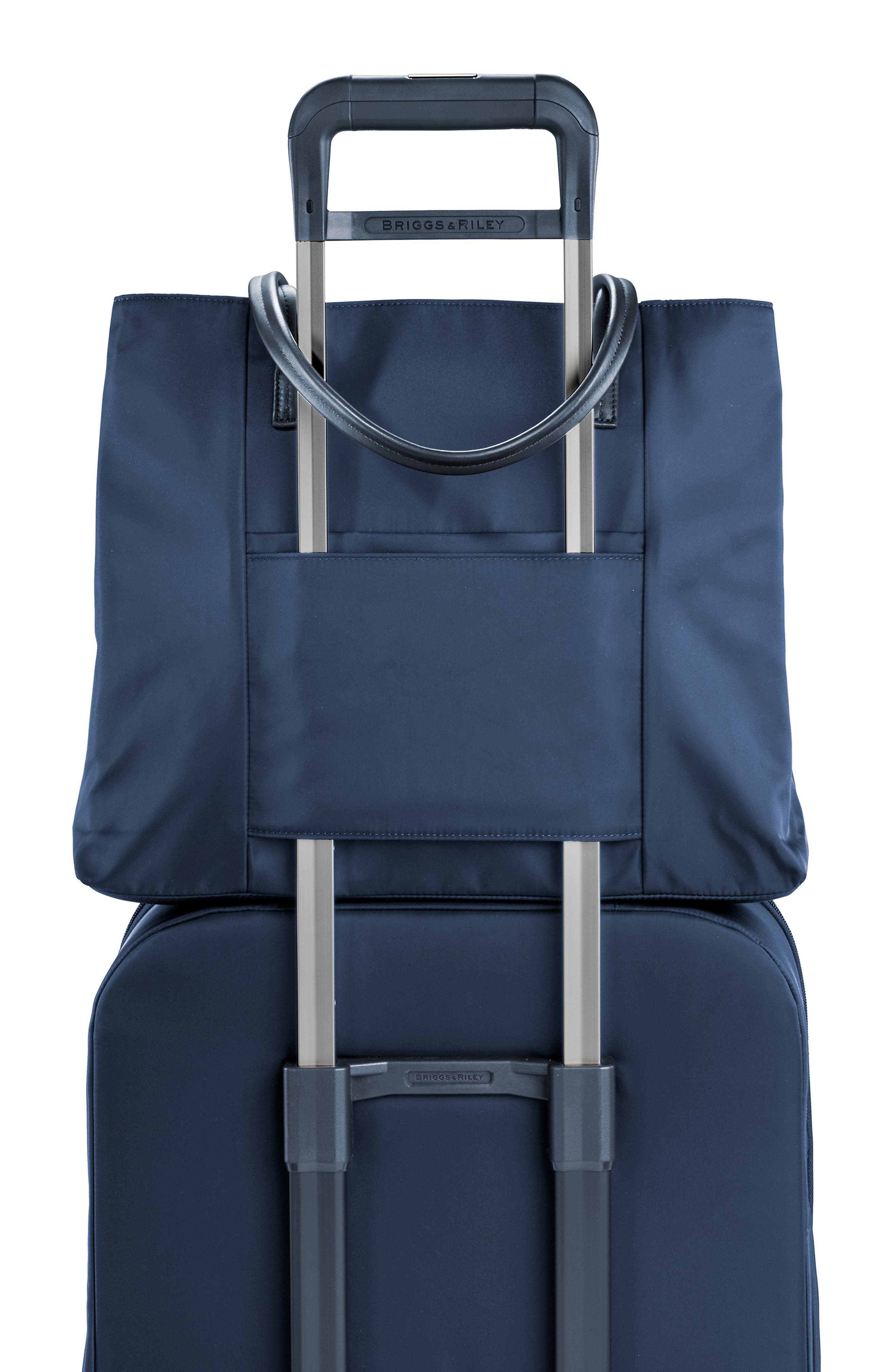 Rhapsody Essential Water Resistant Nylon Tote, Alternate, color, NAVY