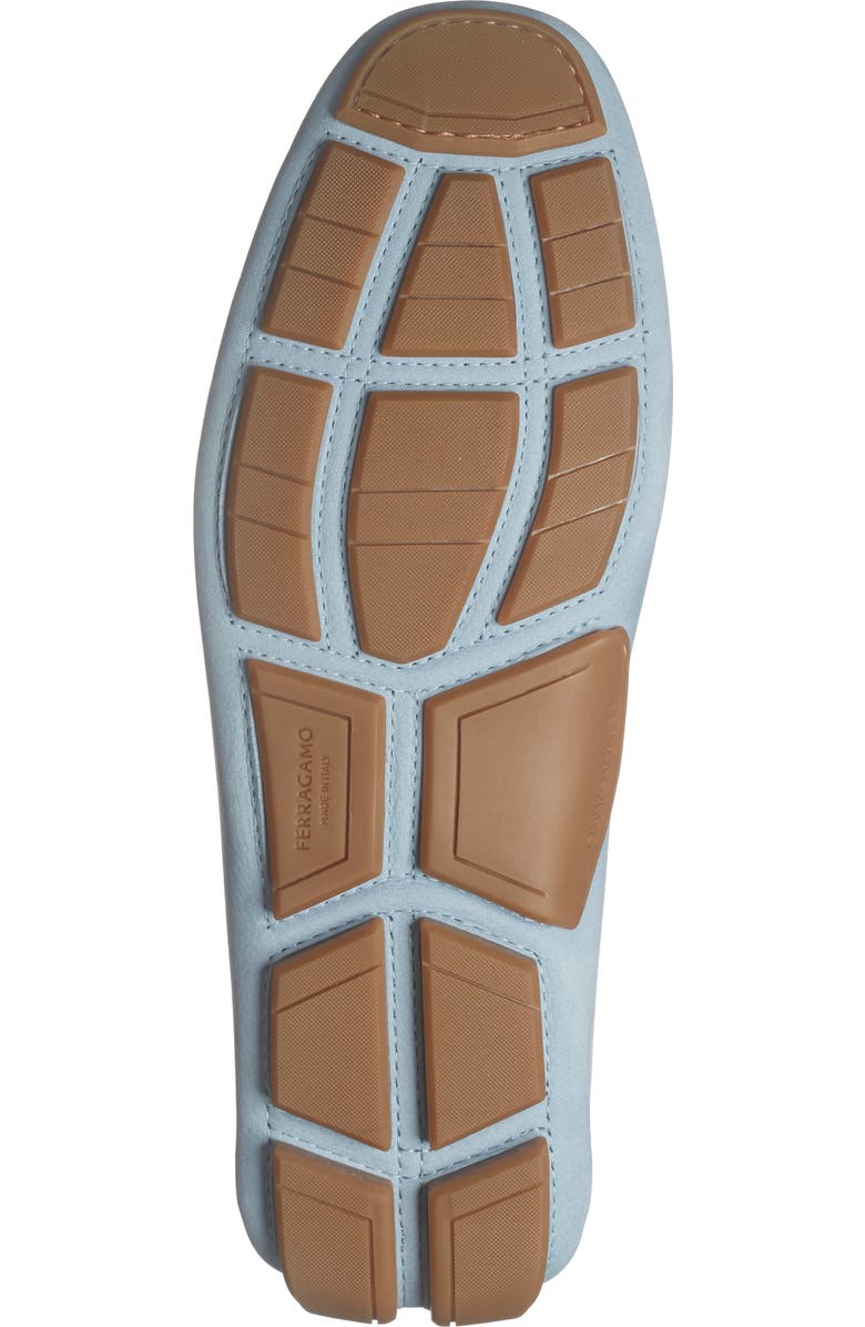 FERRAGAMO Sunday Driving Shoe, Alternate, color, Washed Denim New Biscotto