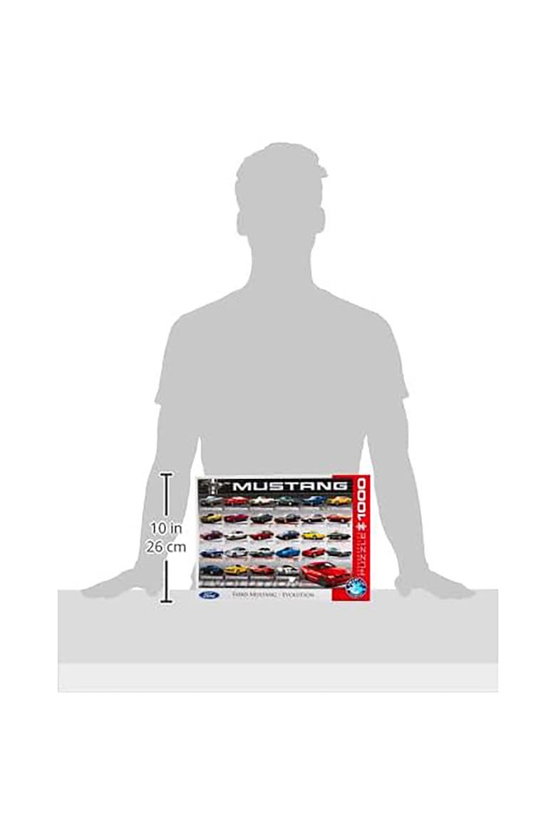 Ford Mustang Evolution 50th Anniversary Puzzle, 1000 Pieces, Alternate, color, Multicolored