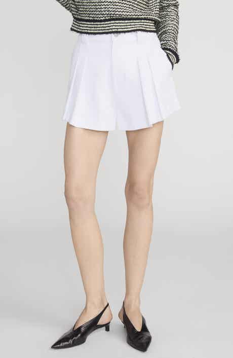 The Structural Pleated High Waist Shorts