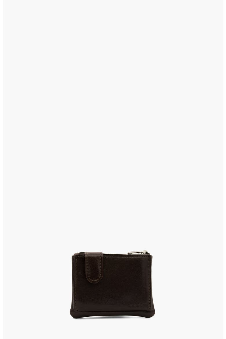 Gentleman Leather Card Holder with Coin Purse 547, Alternate, color, Brown