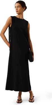 22454328 Back Fringe Detail Midi Dress