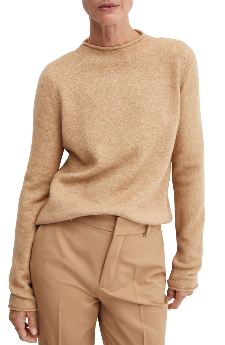 MANGO Mock Neck Sweater | Nordstrom
