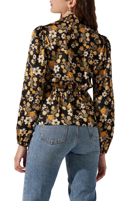 Astr The Label Side Drape Wrap Top