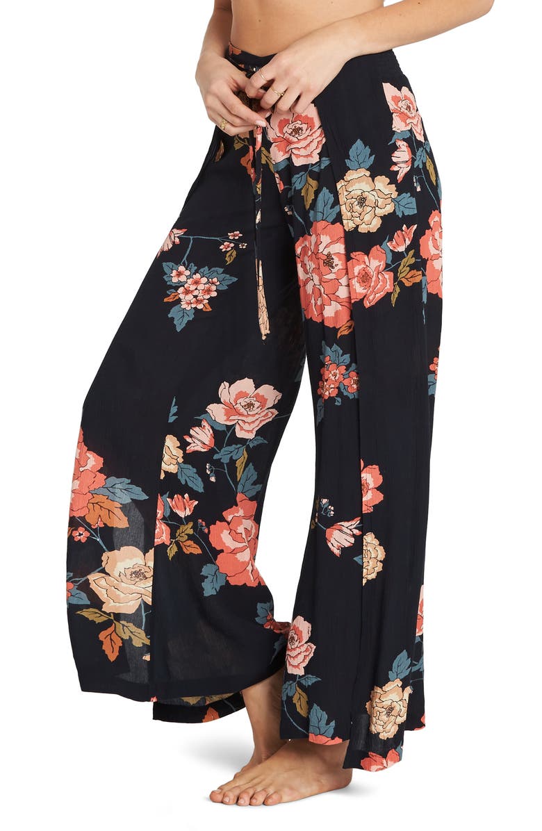 Billabong Adventure Spirit Print Wrap Front Pants, Alternate, color, 