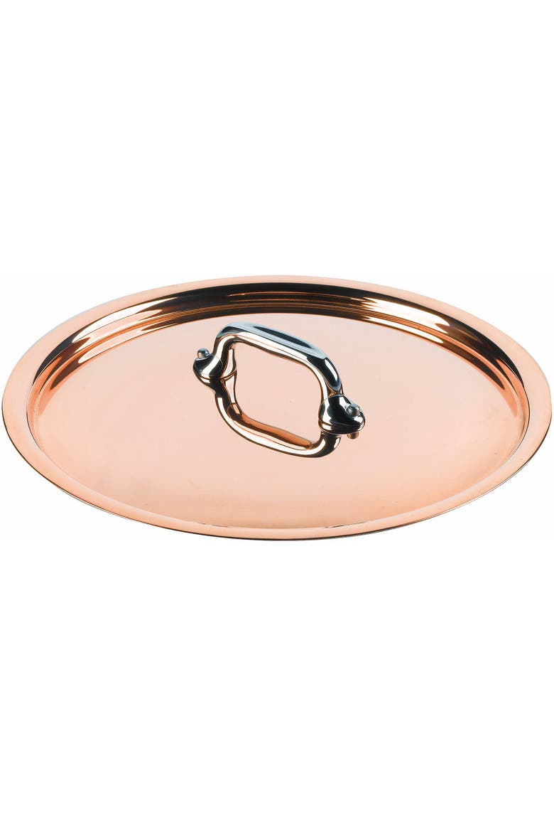M150S 18cm / 7 Inch Lid, Cast Stainless Steel Handle, Main, color, Copper