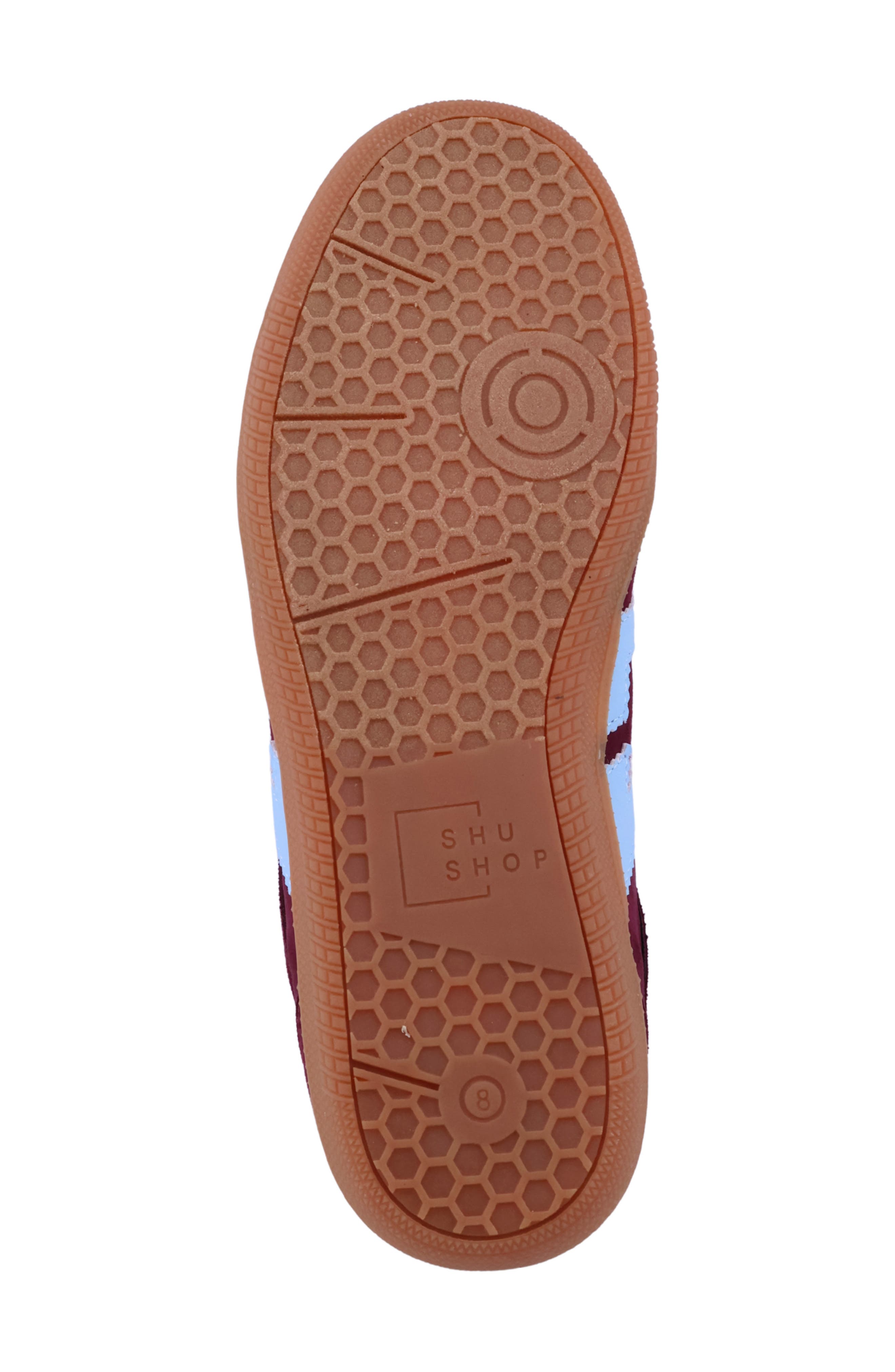 Saffron Sneaker, Alternate, color, BURGUNDY