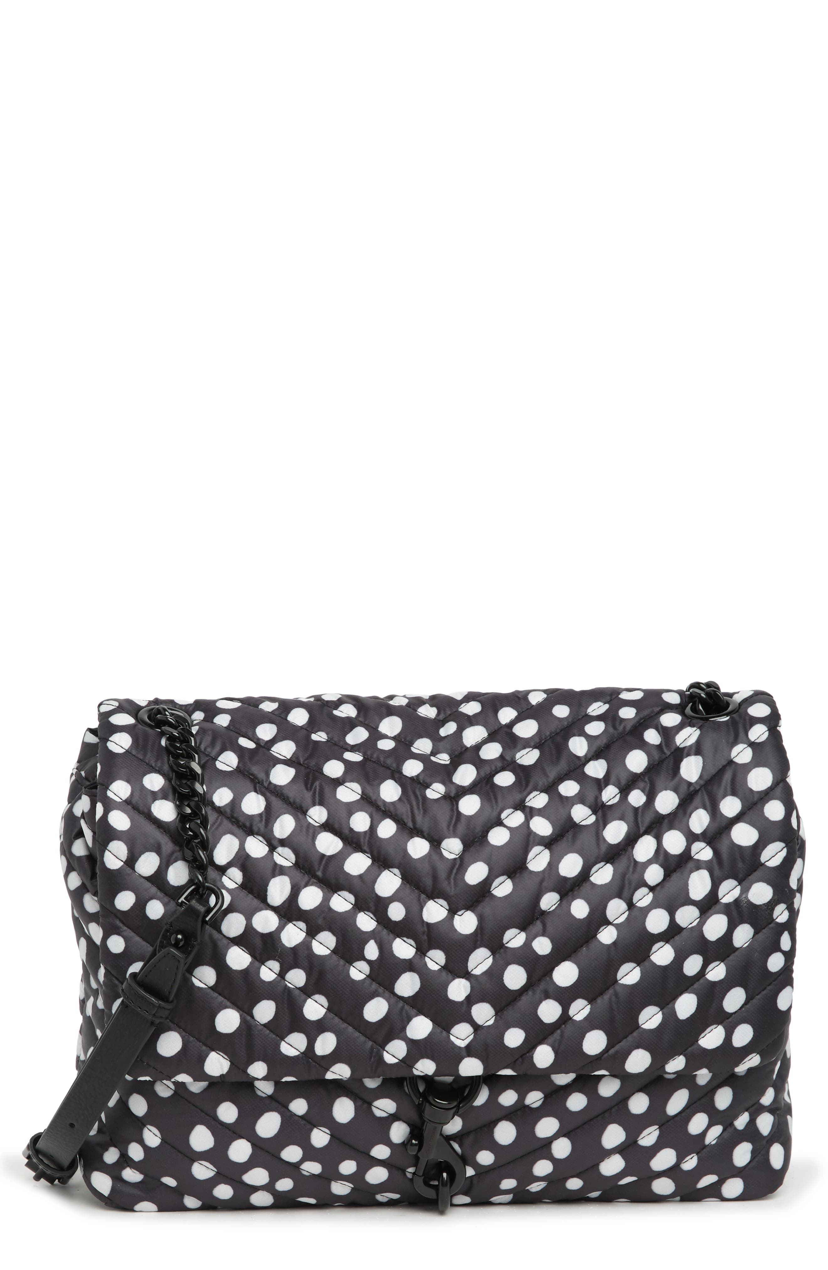 Rebecca Minkoff Edie Nylon Shoulder Bag, Main, color, 