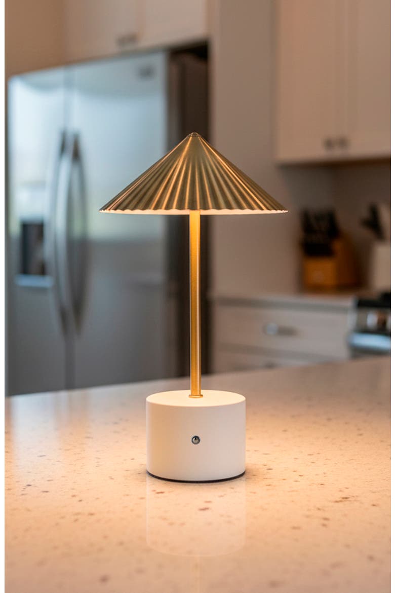 Mika Cordless LED Table Lamp, Alternate, color, ANTIQUE BRASS