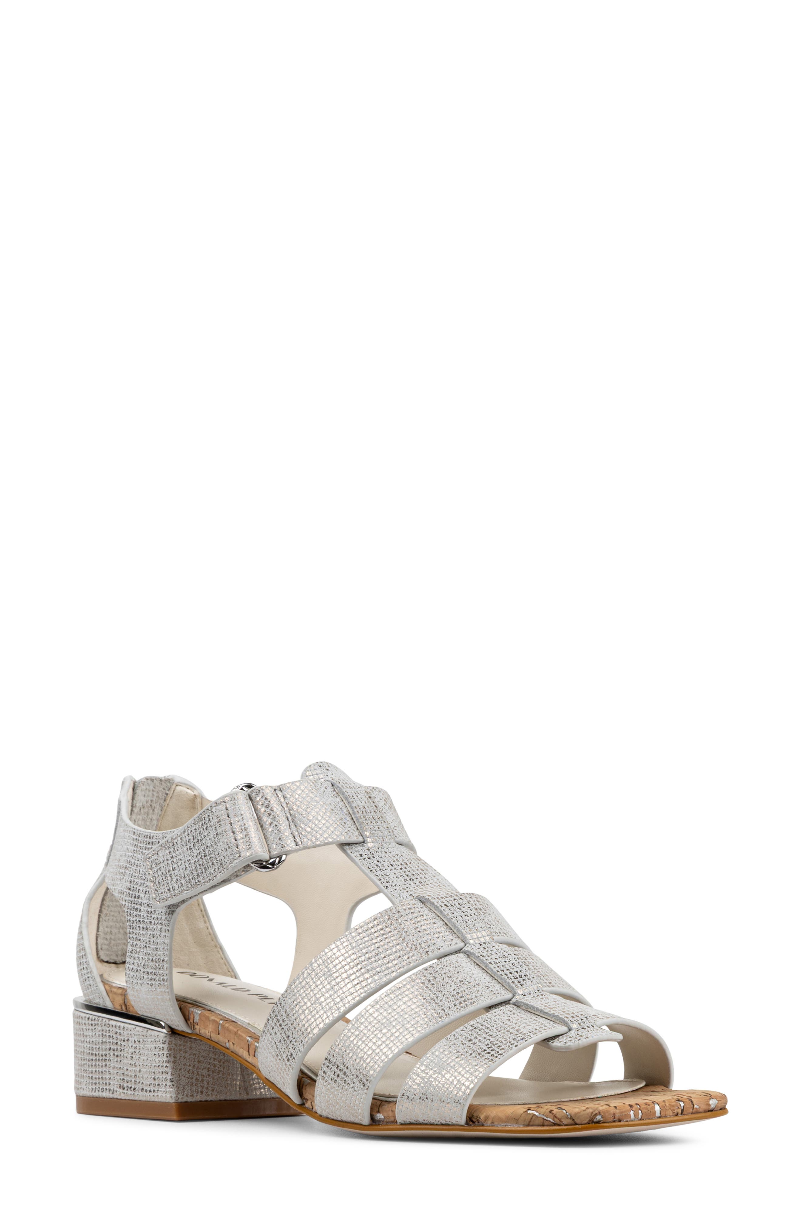 Donald Pliner Falesia Block Heel Fisherman Sandal, Main, color, Foam