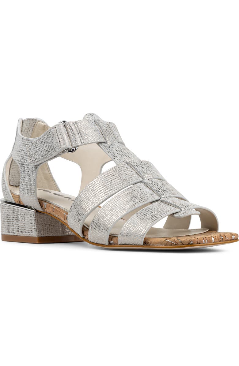 Donald Pliner Falesia Block Heel Fisherman Sandal, Main, color, Foam