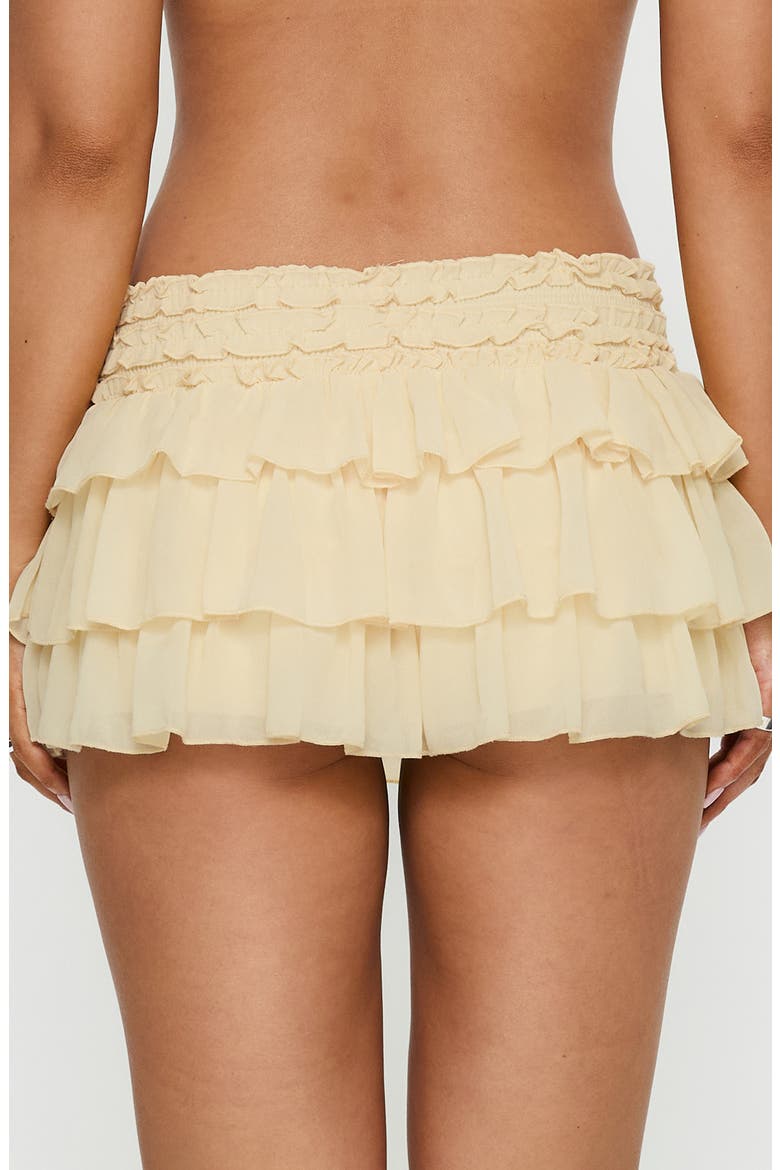 Iluminada Frilled Skort, Alternate, color, YELLOW