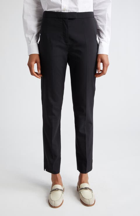Slim Fit Virgin Wool Blend Trousers