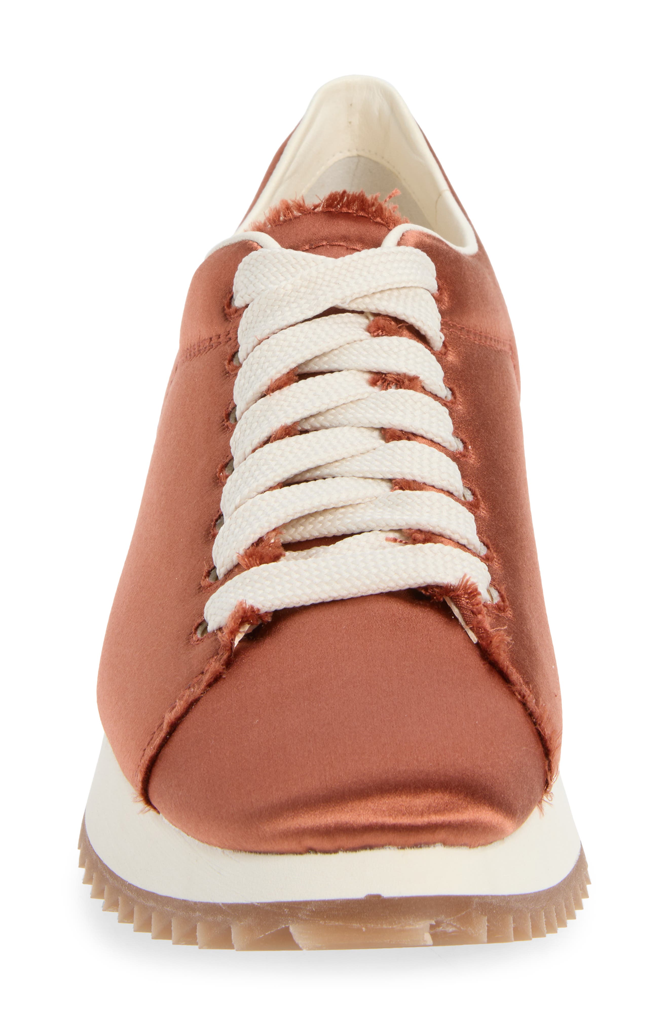 Pedro Garcia Orinda Satin Sneaker, Alternate, color, Copper
