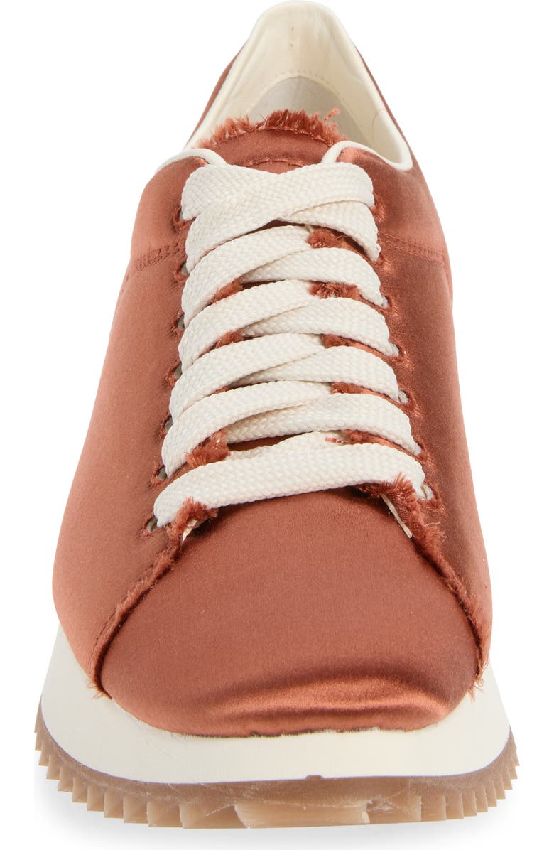 Pedro Garcia Orinda Satin Sneaker, Alternate, color, Copper