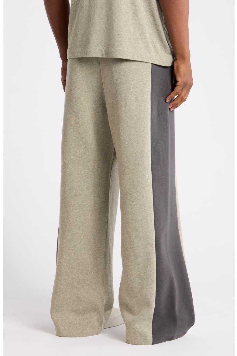 Panelled Lounge Pants, Alternate, color, SEAL HEATHER/ IRON GREY