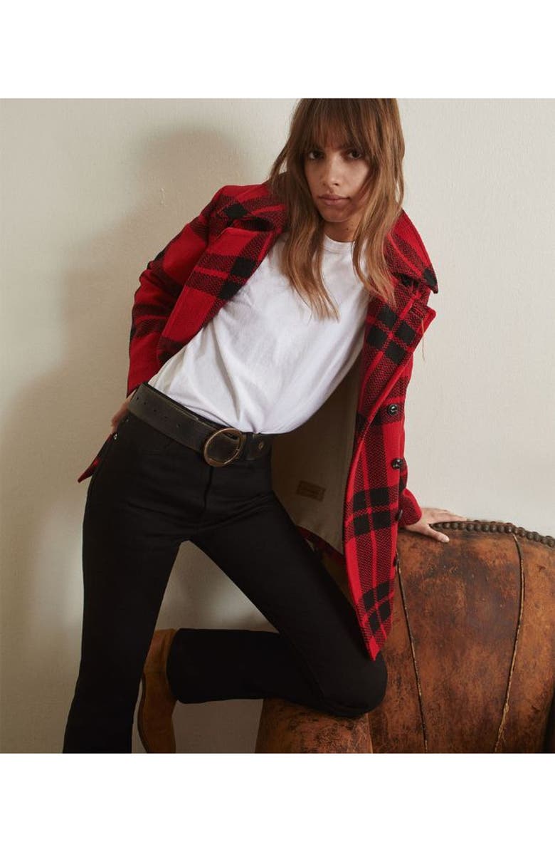 Fortela WFrancoise Double-Breasted Wool Coat, Alternate, color,