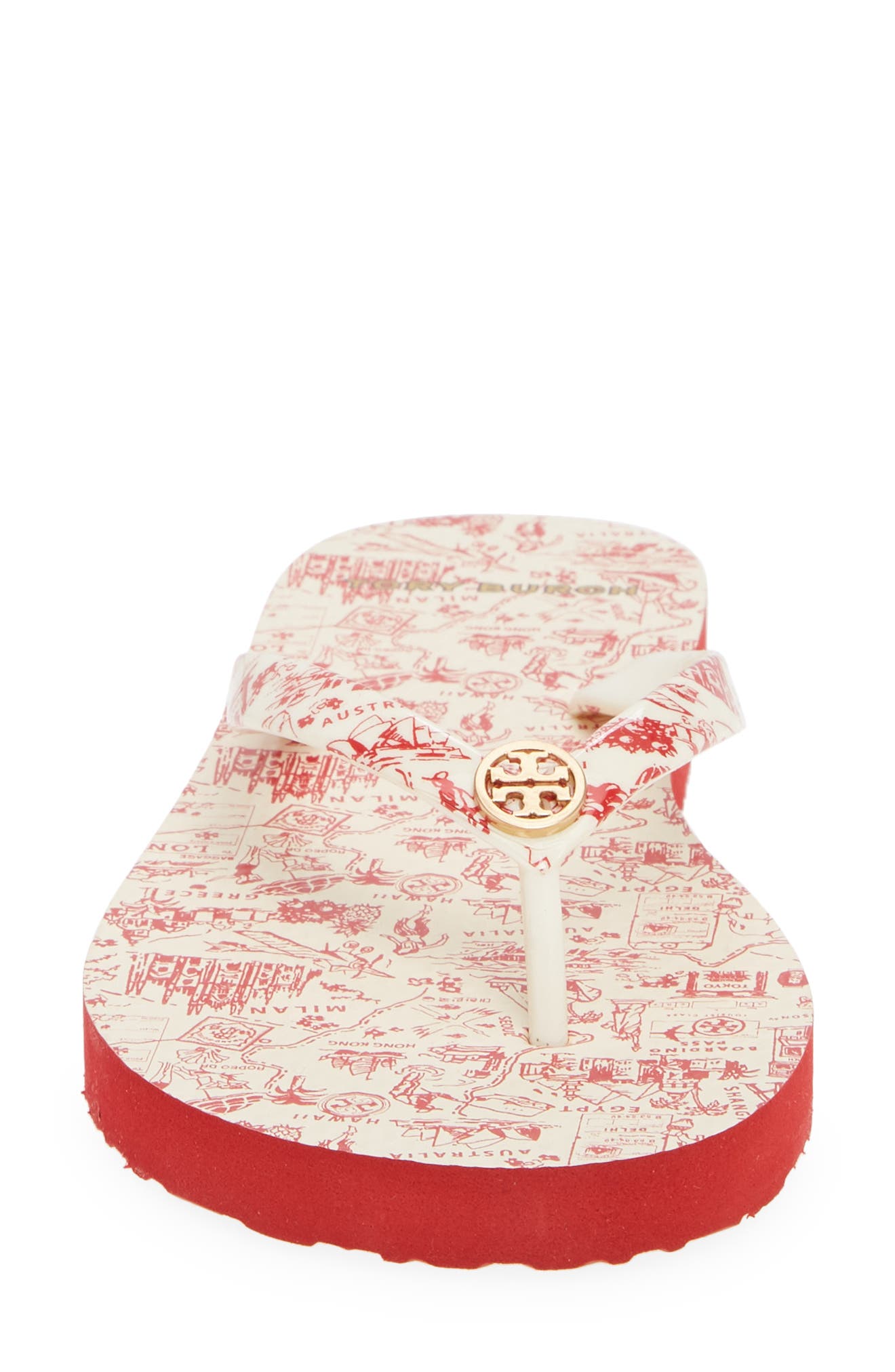 Tory Burch Print Flip Flop, Alternate, color, 