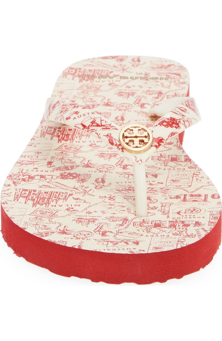 Tory Burch Print Flip Flop, Alternate, color,