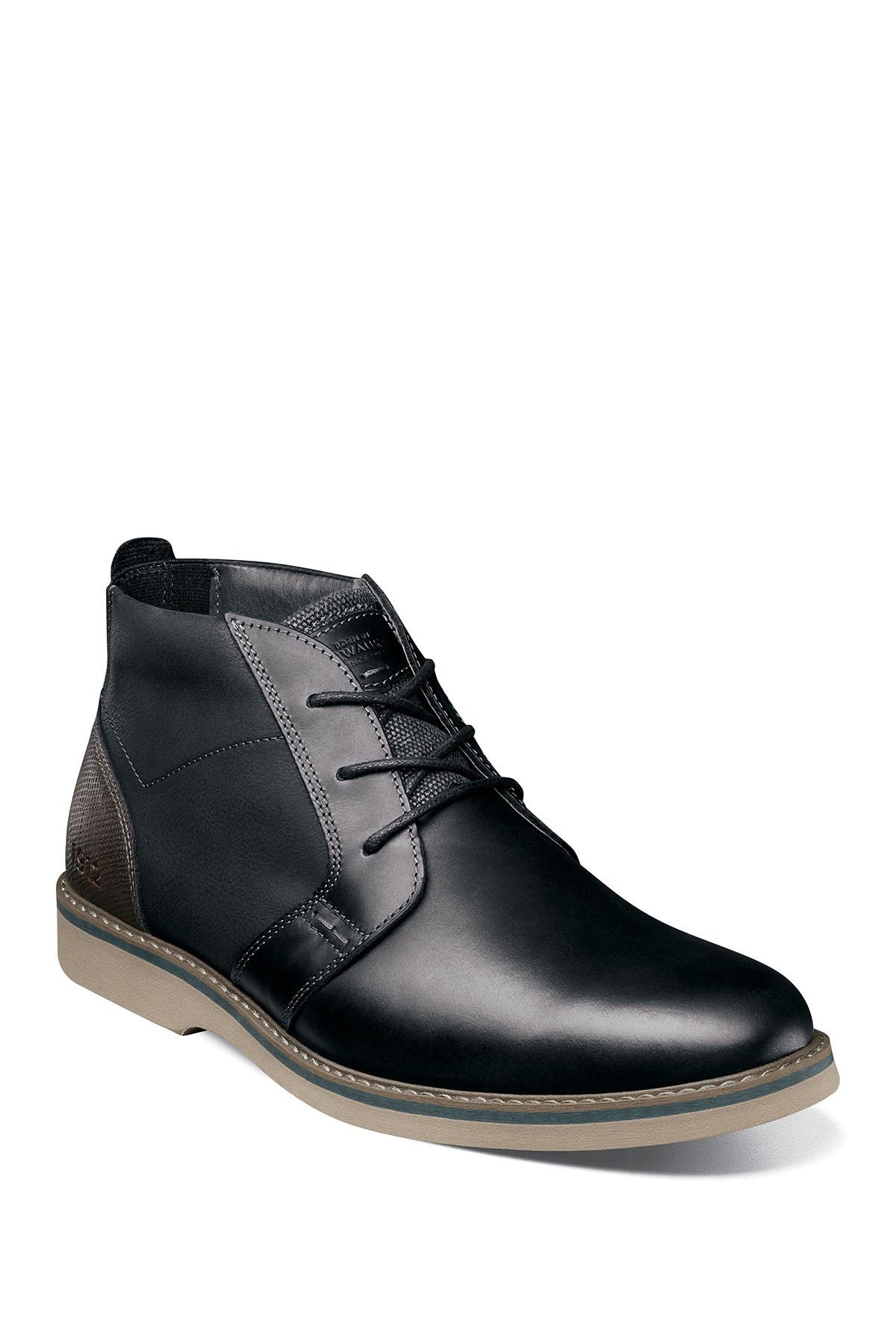 NUNN BUSH Barklay Leather Plain Toe Chukka Boot - Wide Width Available ...