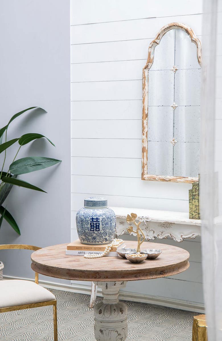 A & B Home Berit Lided Porcelain Jar, Alternate, color, 