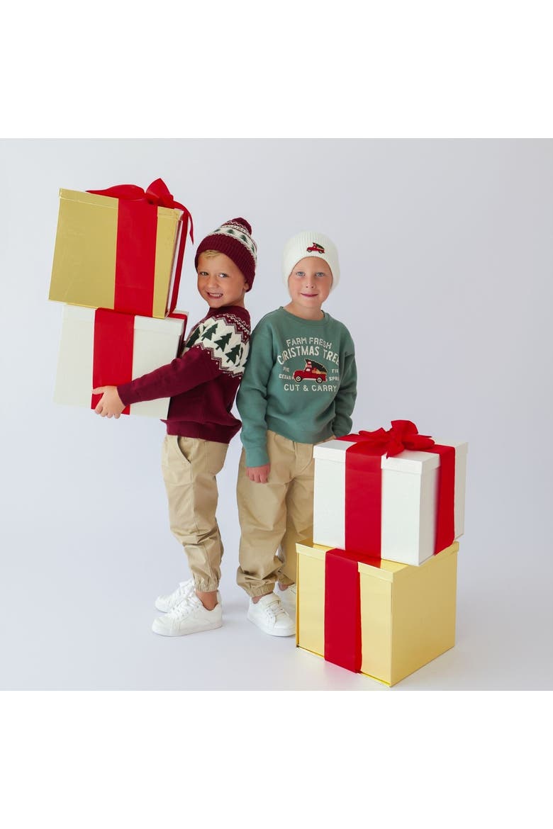 Farm Fresh Christmas Tree Patch Sweatshirt, Alternate, color, Sage Green