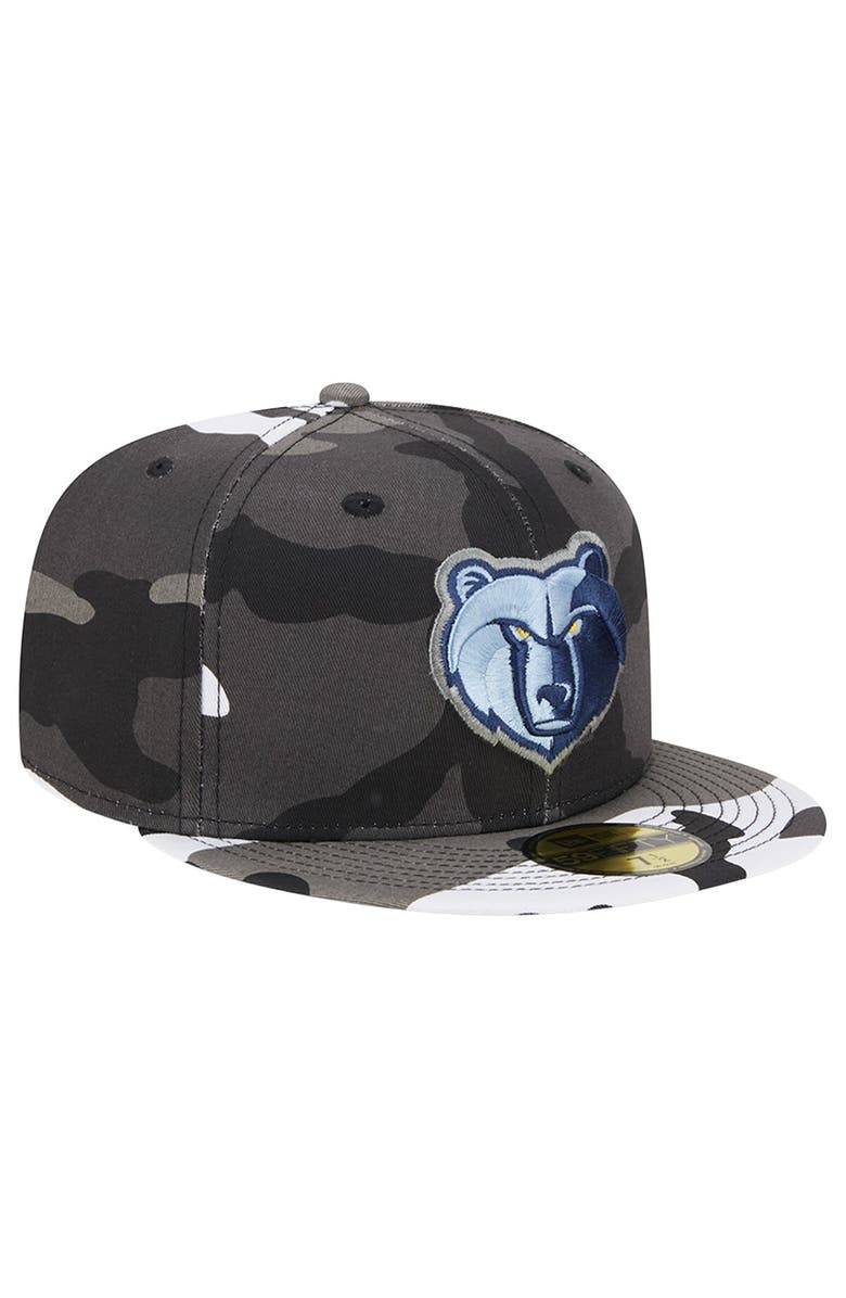 New Era Men's New Era Memphis Grizzlies Snow Camo 59FIFTY Fitted Hat, Alternate, color, Camo