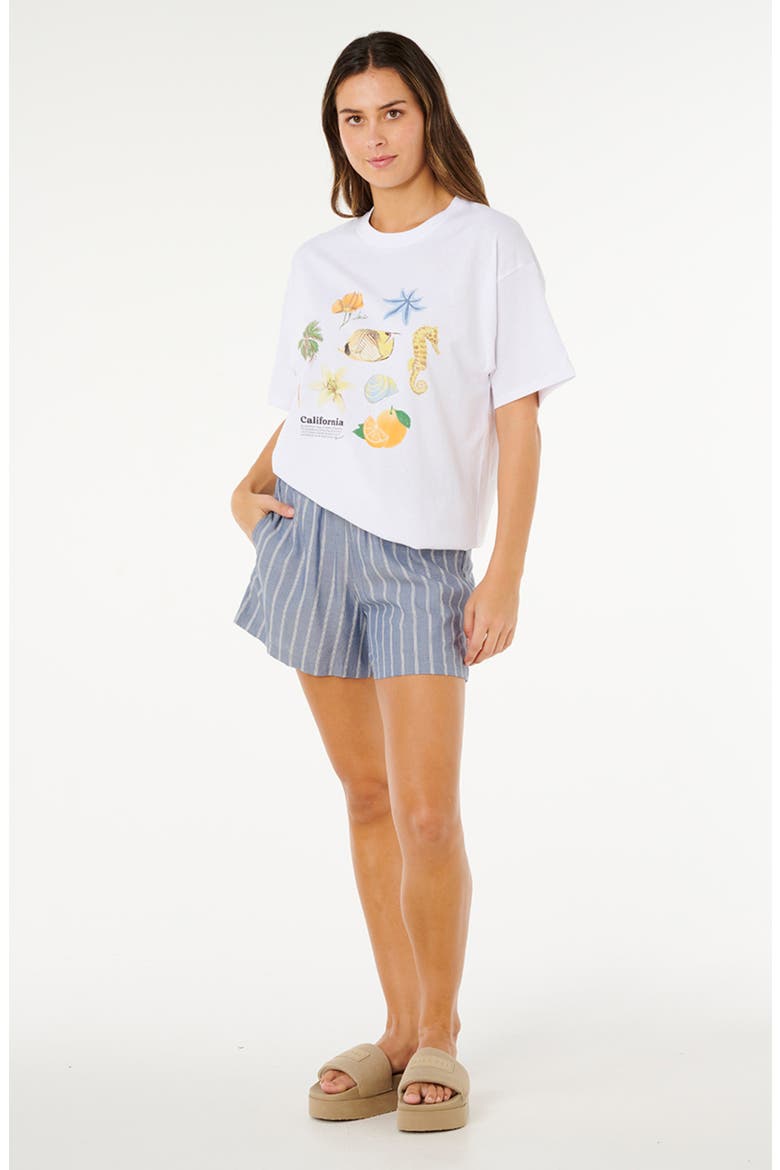 Poolside Heritage Relaxed Graphic T-Shirt, Alternate, color, OPTICAL WHITE