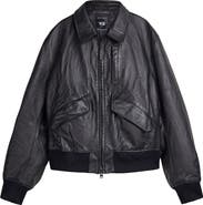 adidas Leather Bomber Jacket