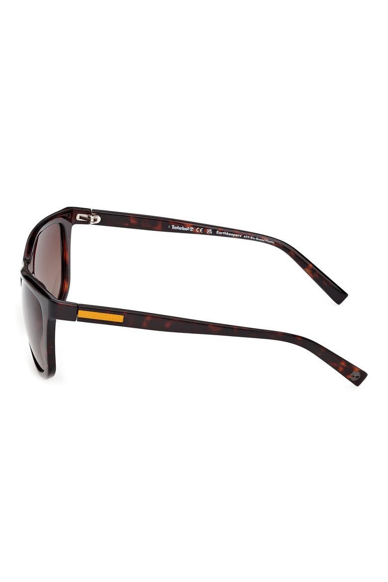 56mm Sunglasses, Alternate, color, DARK HAVANA / BROWN POLARIZED
