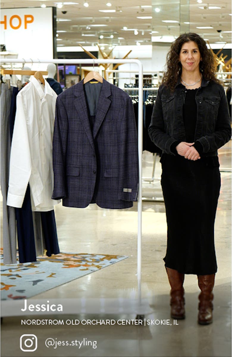 Kei Plaid Wool & Cashmere Sport Coat, sales video thumbnail