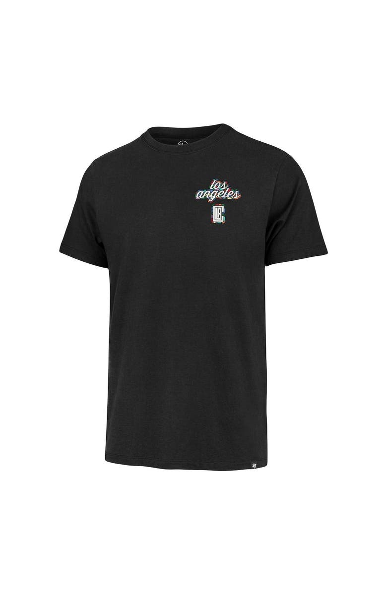 '47 Men's '47 Black LA Clippers 2022/23 City Edition Backer Franklin T-Shirt, Alternate, color,