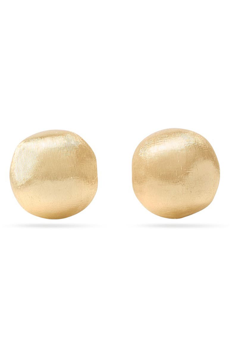 Africa Gold Nugget Earrings, Main, color, GOLD